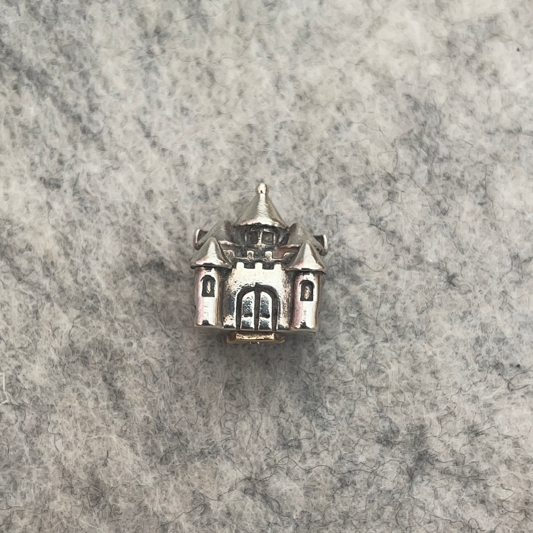 Genuine Pandora Fairy Tale Castle Princess Two Tone
