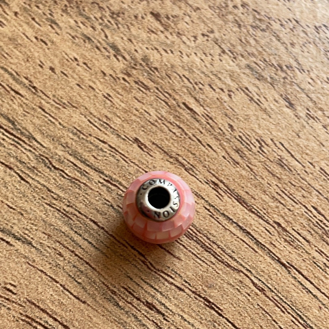 Genuine Pandora Essence Compassion Pink Mosaic Charm