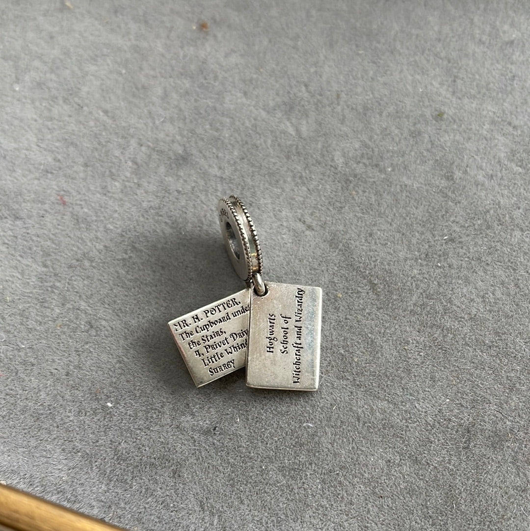 Genuine Pandora Harry Potter Hogwarts Acceptance Letter Charm