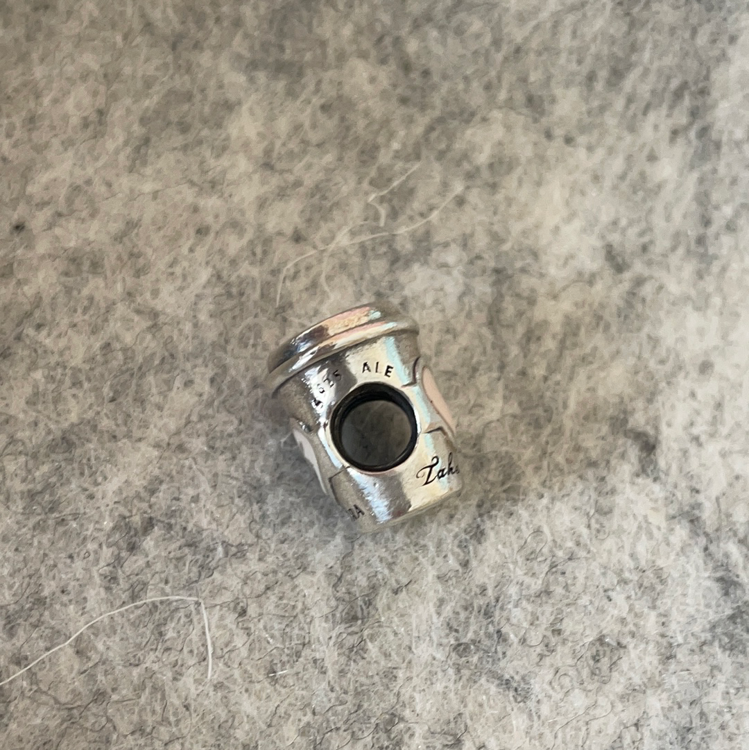 Genuine Pandora Take a Break Coffee Cup Travel Charm