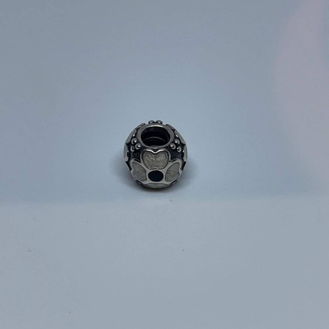 Genuine Pandora Blue Enamel Flower Charm