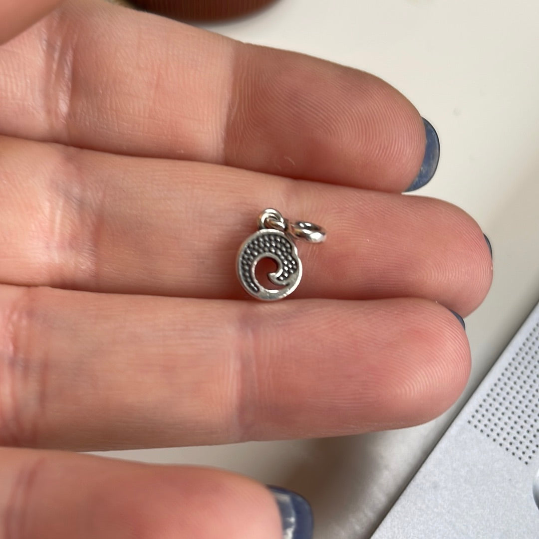 Genuine Pandora Me Essence Pave Ocean Wave Charm