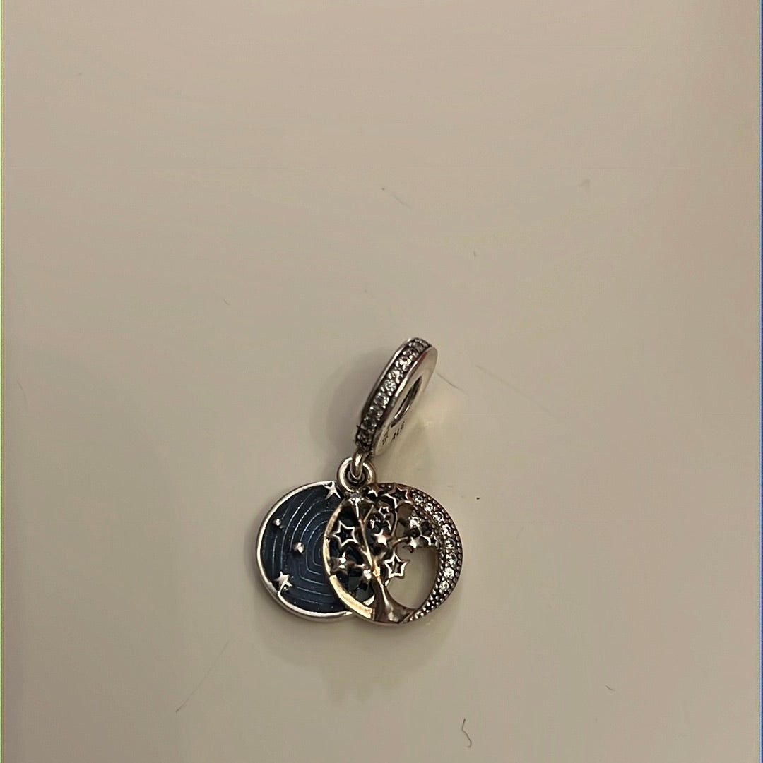 Genuine Pandora I Love You To The Moon And Back Tree of Life Stars and Mood Dangle Charm