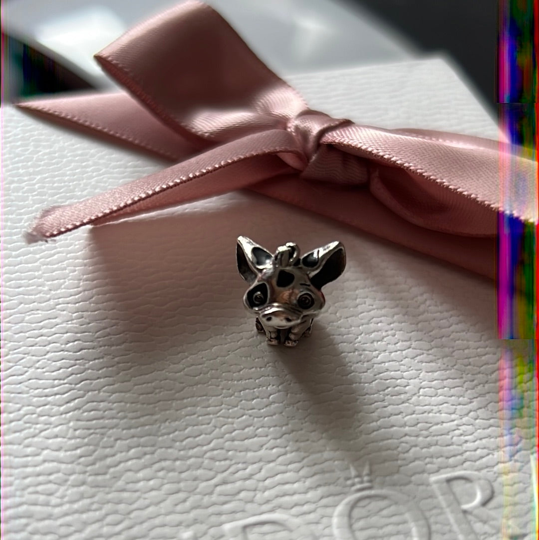 Genuine Pandora Disney Moana Enamel Pua Pig Animal Charm