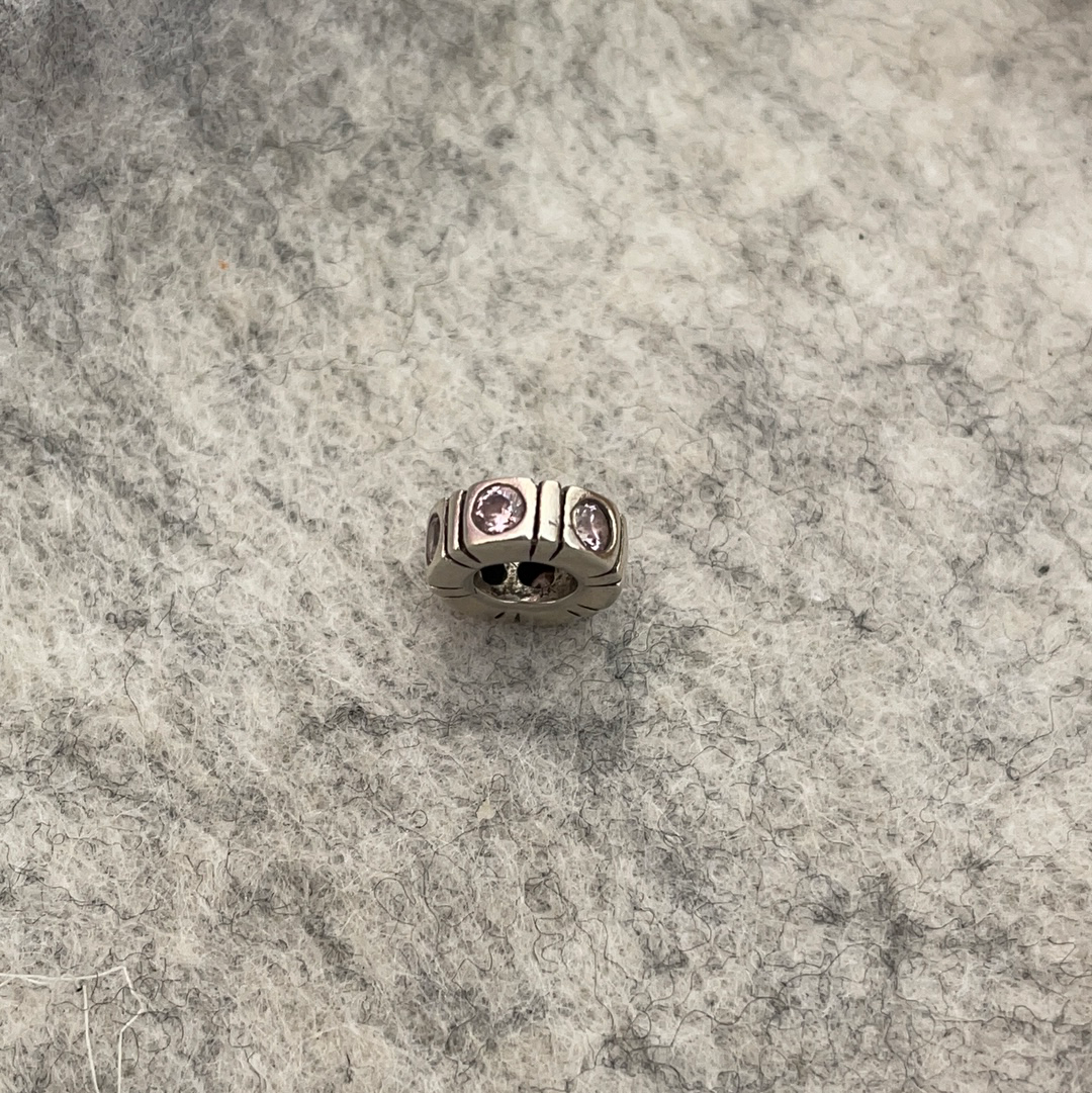 Genuine Pandora Colour Stone Spacer CZ Pave Spacer