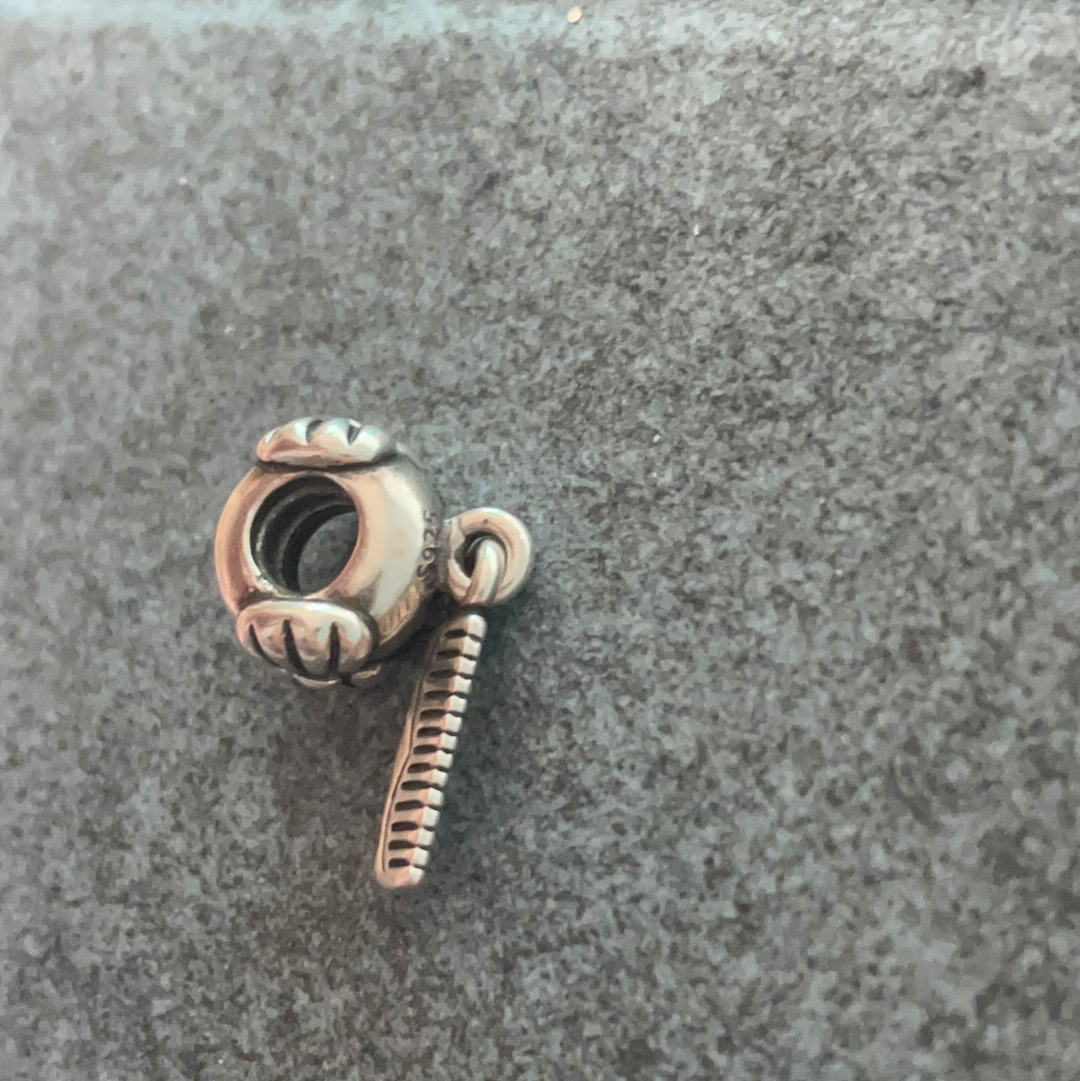 Genuine Pandora Hairdresser/ Comb Charm Dangle