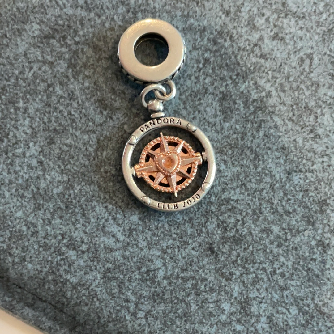 Genuine Pandora 2020 Rose Gold Club Charm