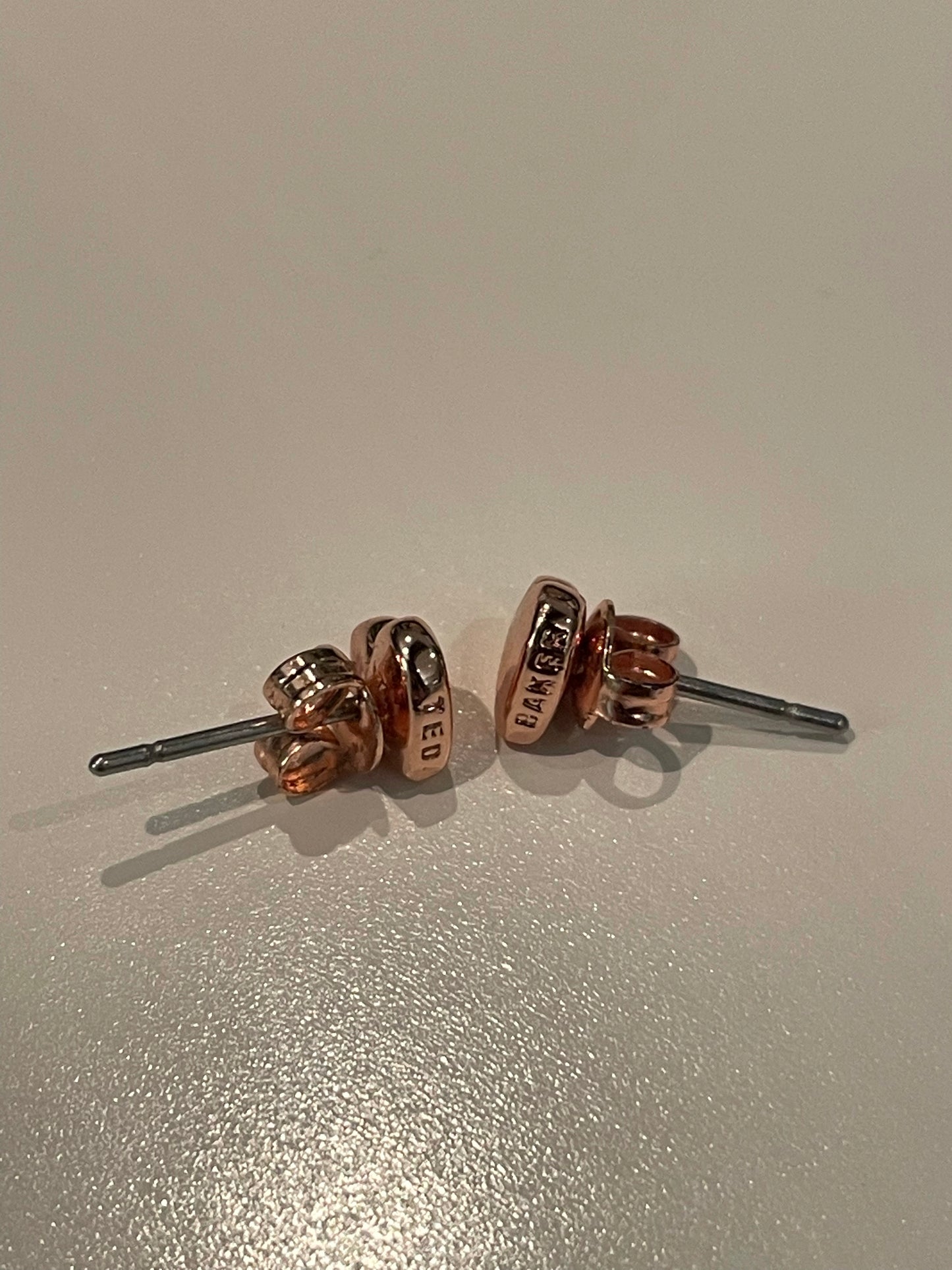 Ted Baker Rose Gold/ Silver Tone Earrings
