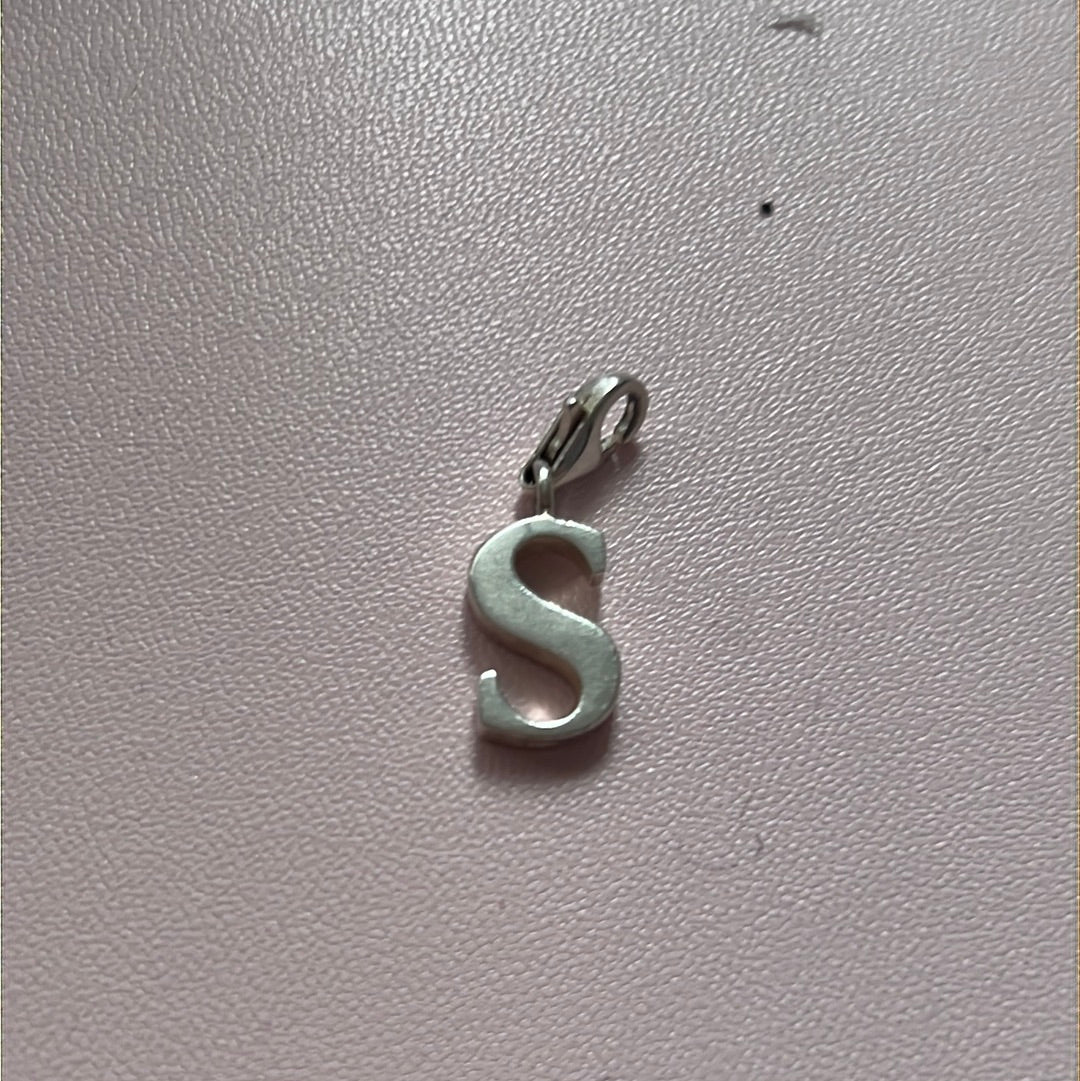 Thomas Sabo Sterling Silver Letter S Initial Clip Charm