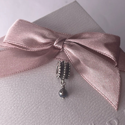 Genuine Pandora Colour Pearl Droplet Retired Dangle Charm