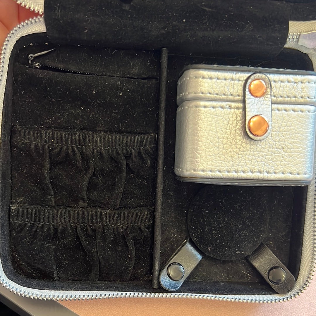 Genuine Pandora Elegance Bracelet Travel Jewellery Storage Box With Ring Holder RARE