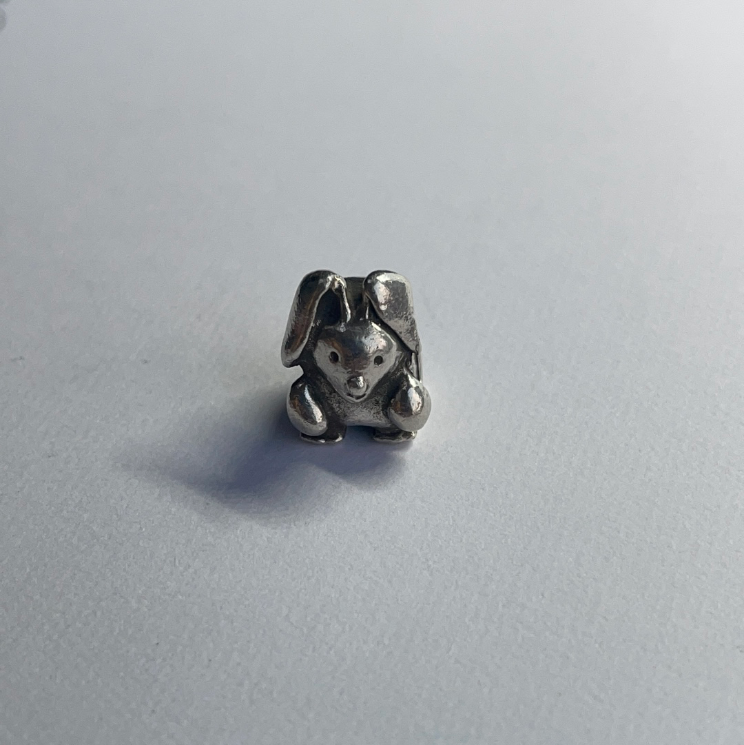 Genuine Pandora Rabbit Bunny Animal Charm