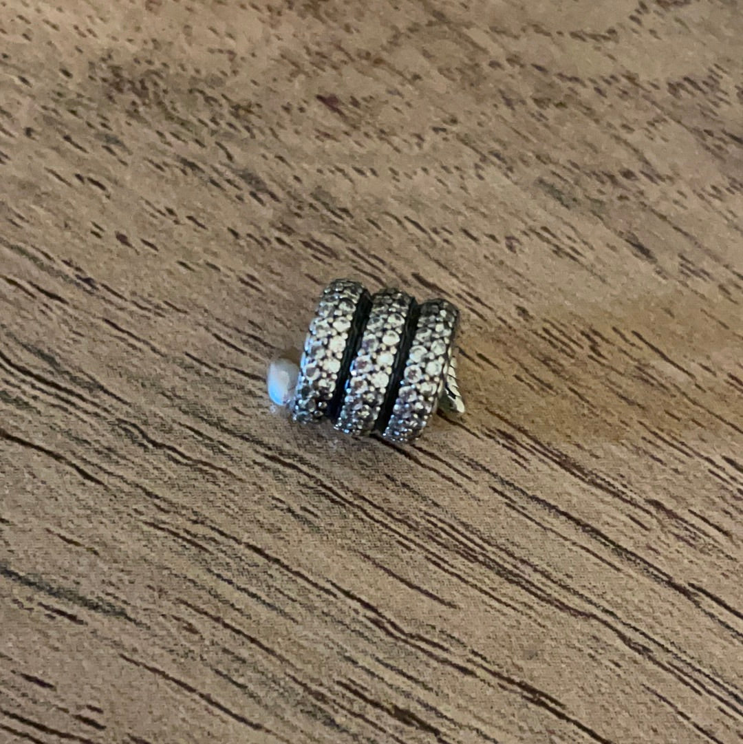 Genuine Pandora Snake Pave Animal Charm