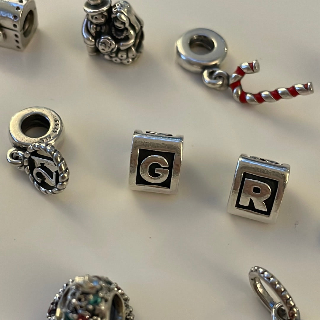 Genuine Pandora Letter G Charm Initial
