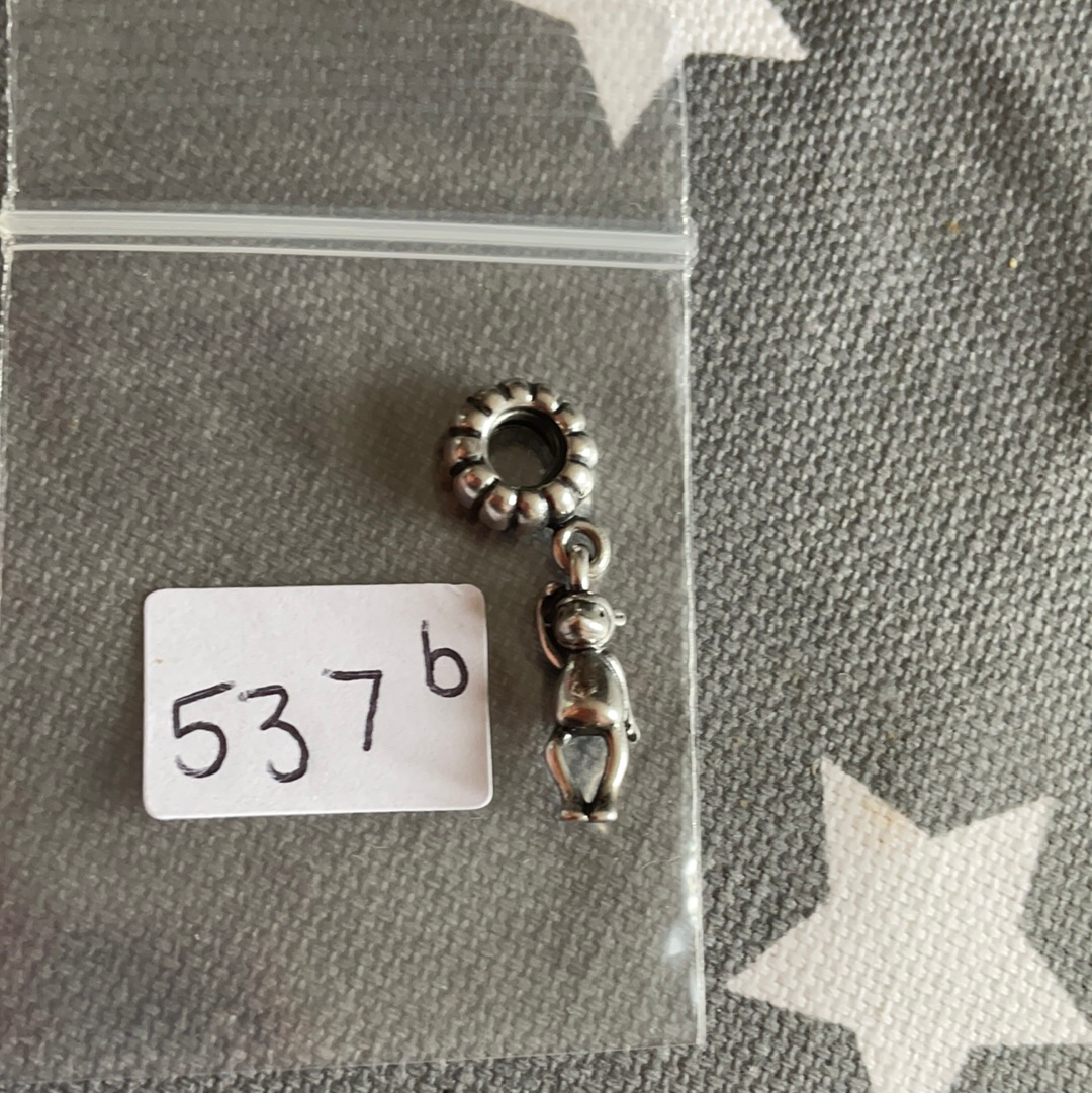 Genuine Pandora Gibraltar Monkey Dangle Charm RARE Zodiac