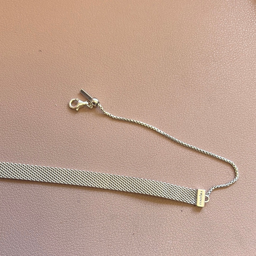 Genuine Pandora Reflexions Mesh Choker HTF Now