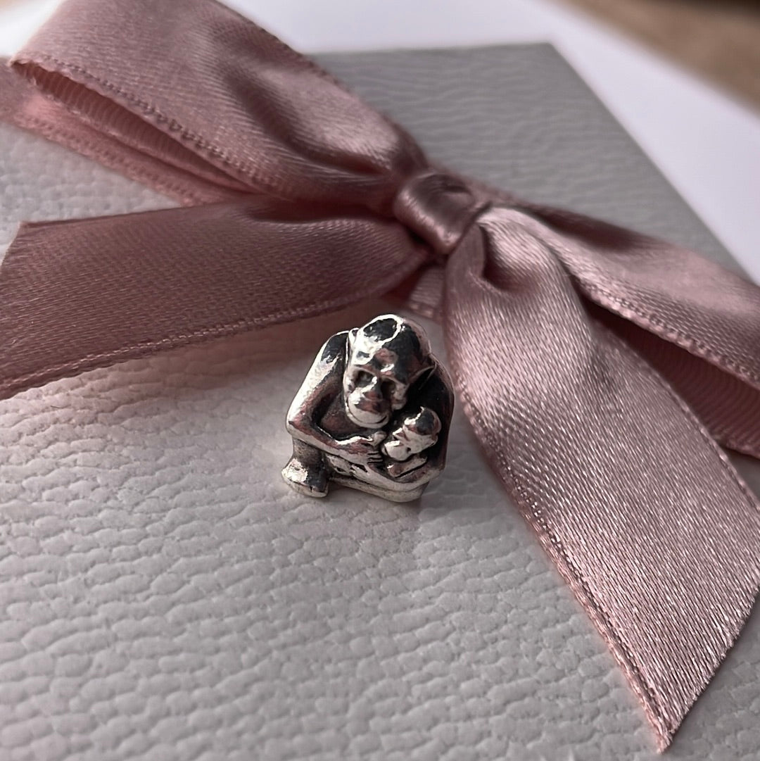 Genuine Pandora Monkey and Monkey Baby Animal Charm
