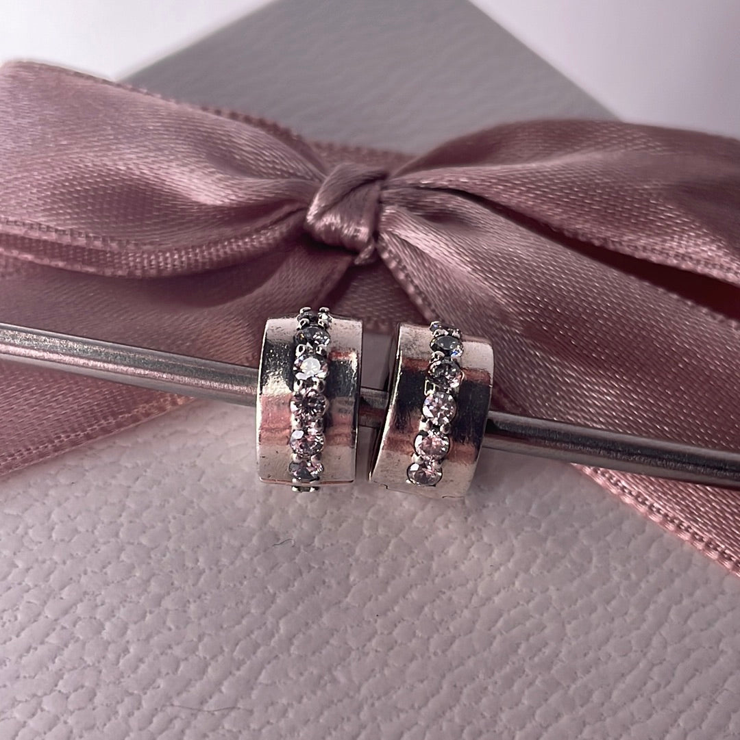 Genuine Pandora Pave Cz Colour Choice Line Clip
