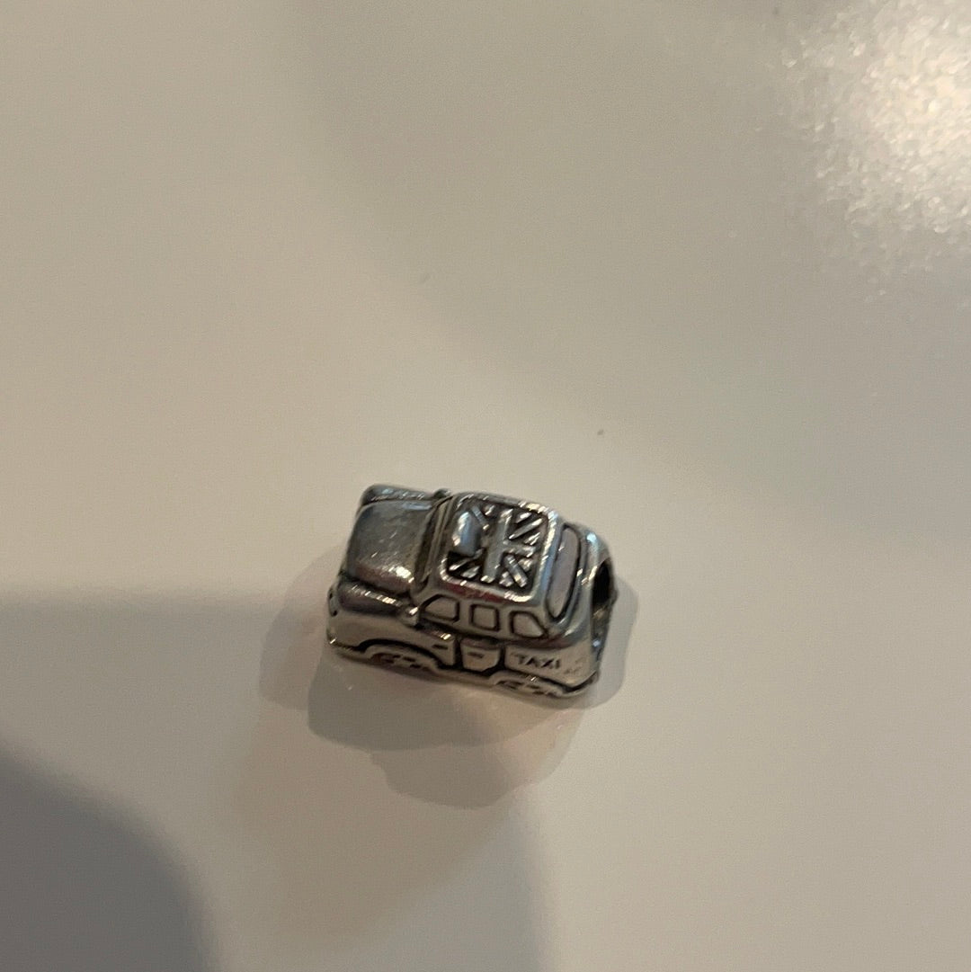 Genuine Pandora British Taxi London Travel Charm Car RARE