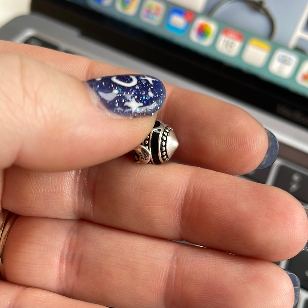 Genuine Pandora Enamel Bee Dangle Heart “Bee Mine” Charm