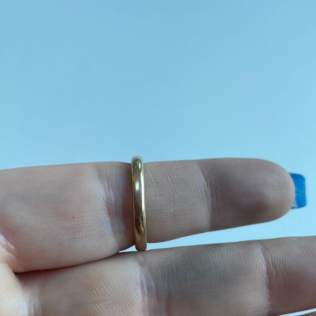 Genuine Pandora Shine Gold Sparkle Blue Enamel Ring 54