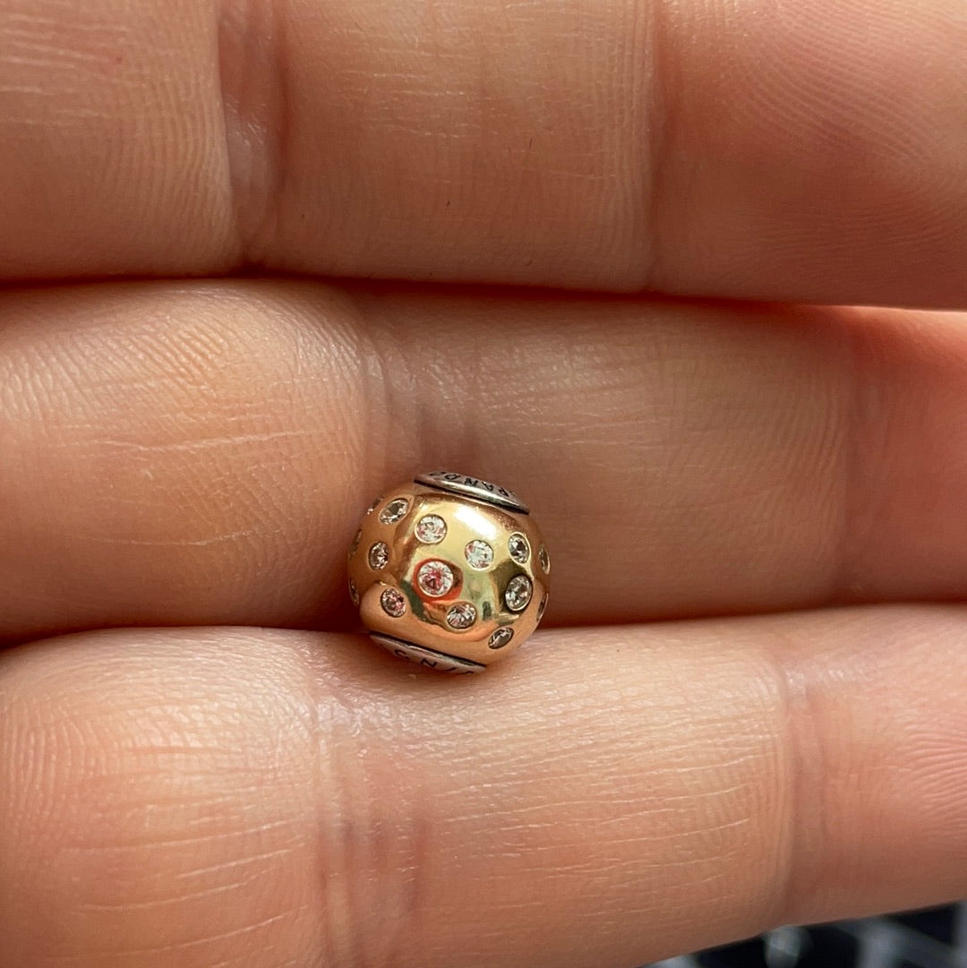 Genuine Pandora Essence 14ct Gold Dignity Charm