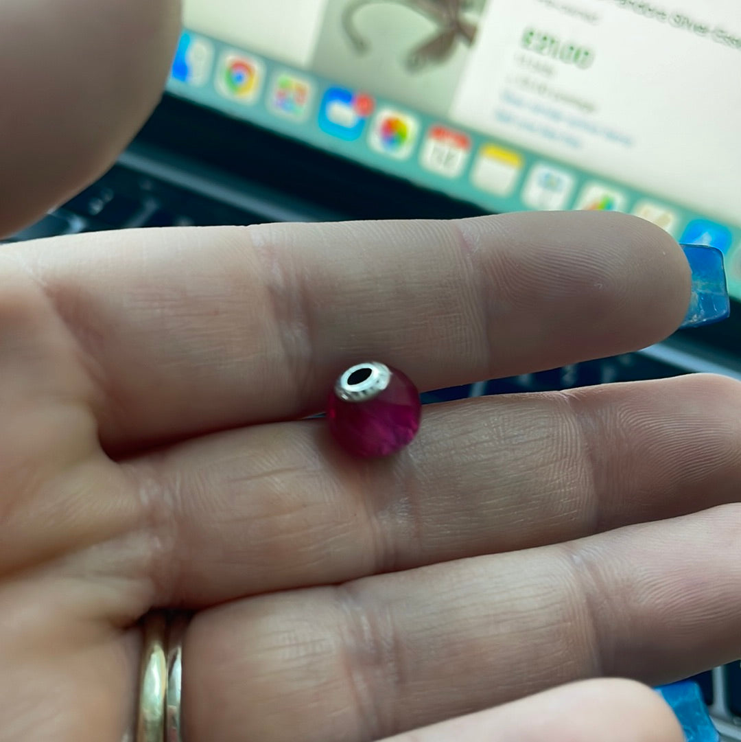 Genuine Pandora Essence Happiness Ruby Charm