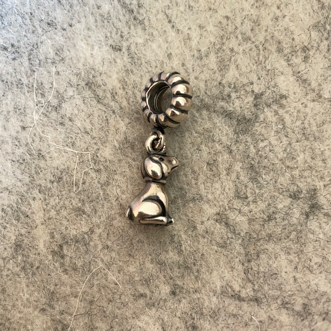 Genuine Pandora Dog Dangle Charm