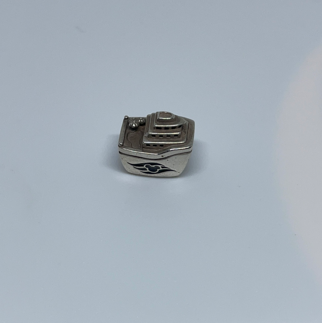 Genuine Pandora Cruise Ship Disney Cruise Line Travel Boat Charm Rare DCL