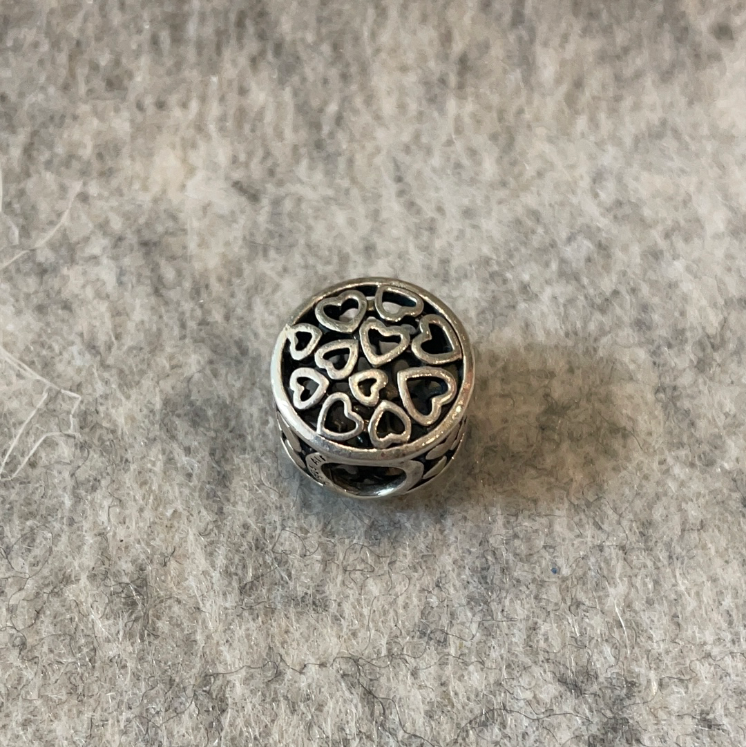 Genuine Pandora Openwork Heart Charm