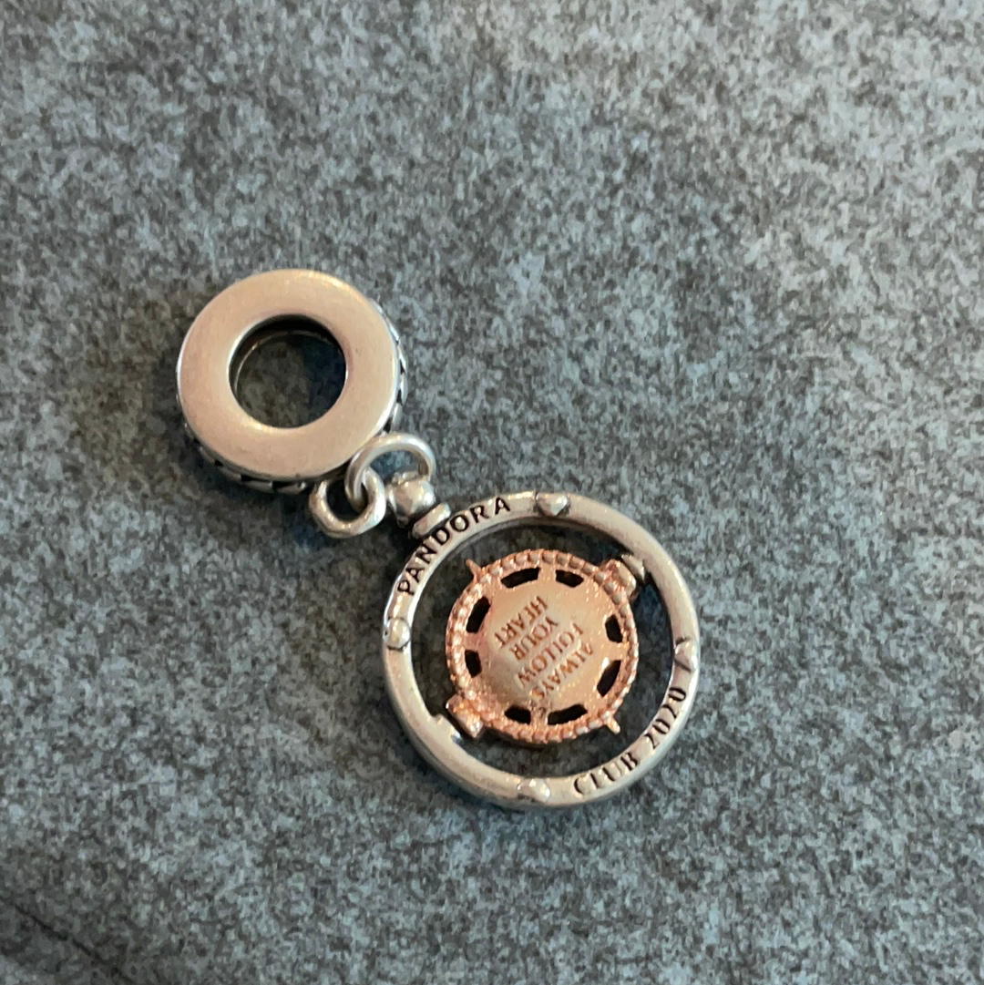Genuine Pandora 2020 Rose Gold Club Charm