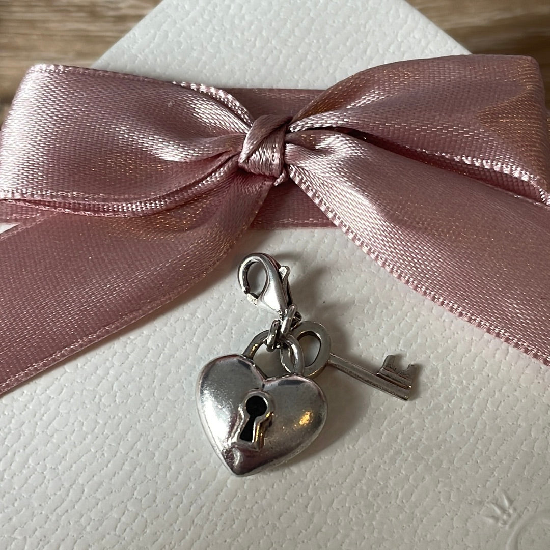 Thomas Sabo Sterling Silver Lock and Key Large Clip Charm