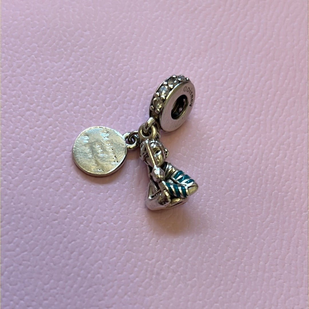 Genuine Pandora Disney Mulan Be Strong and Be Yourself Charm Dangle