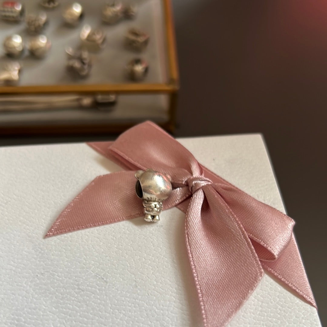 Genuine Pandora Me to You Little Teddy Bear Charm Animal