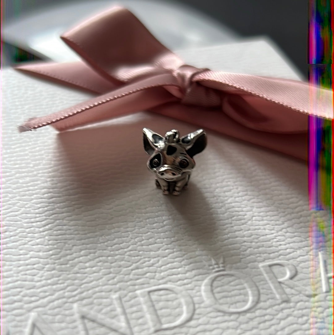 Genuine Pandora Disney Moana Enamel Pua Pig Animal Charm