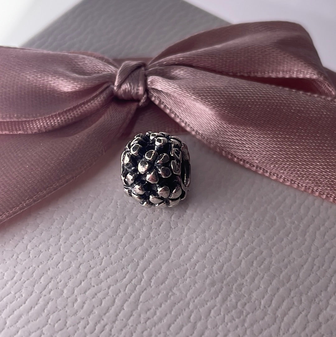 Genuine Pandora Clover Silver Version Ball Charm