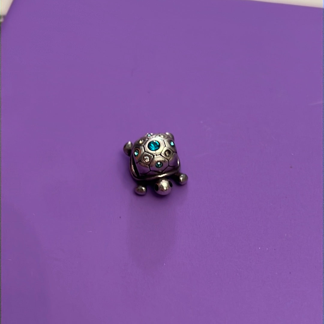 Genuine Chamilia Little CZ Turtle Animal Charm