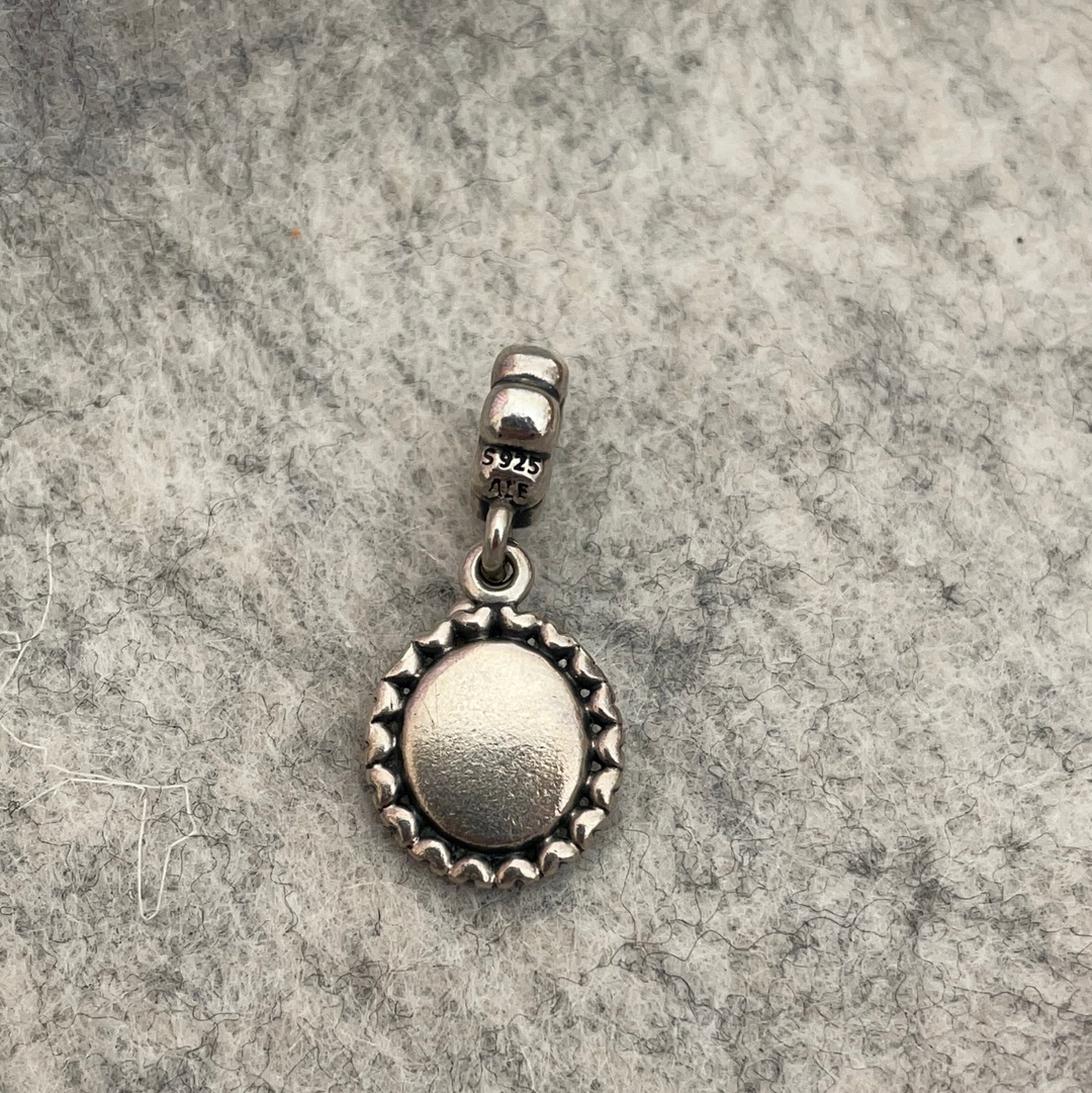 Genuine Pandora Loving Aunt Dangle Charm with Pave Drop
