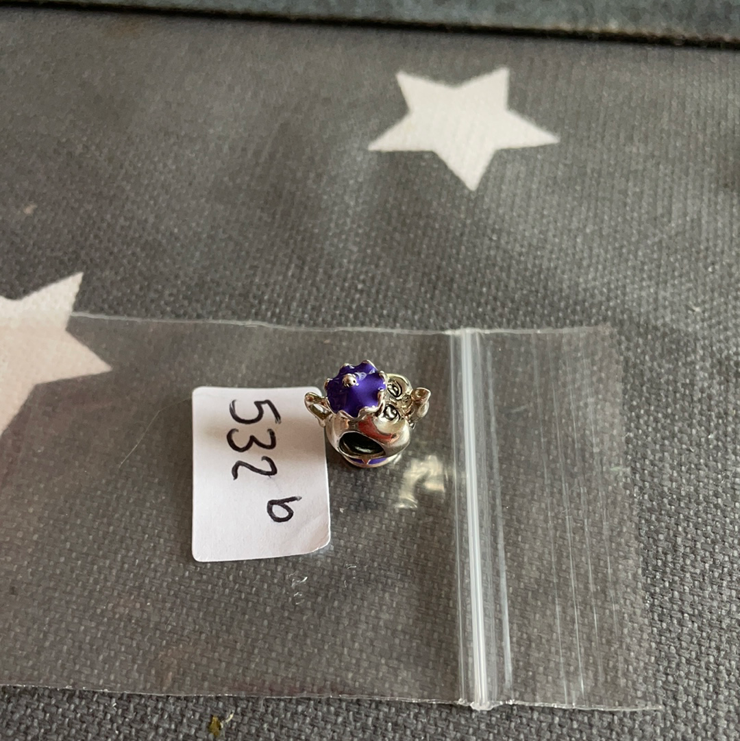 Genuine Chamilia Disney Mrs Potts Teapot Charm Beauty and the Beast