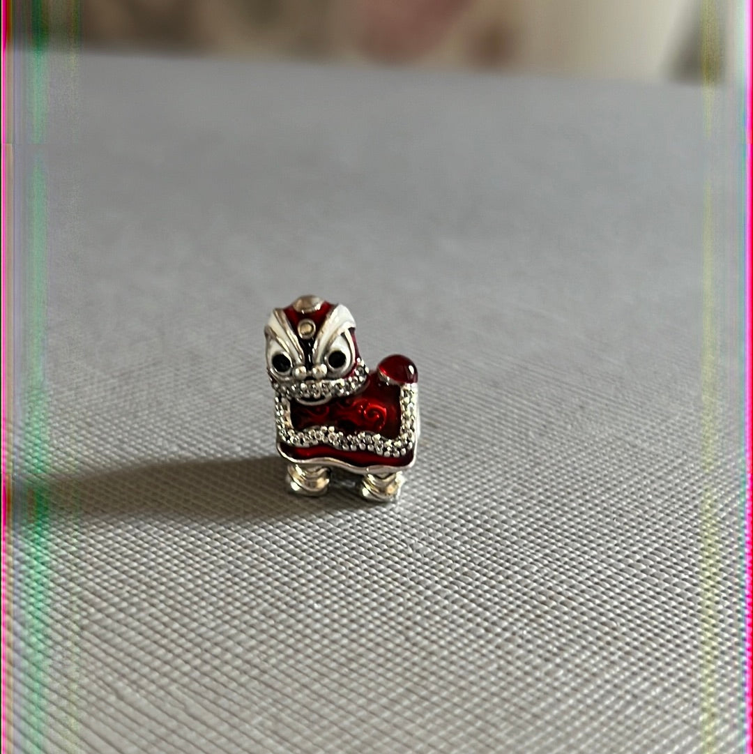 Genuine Pandora RARE Exclusive Brand New Lion Lunar New Year Dragon Charm Rare
