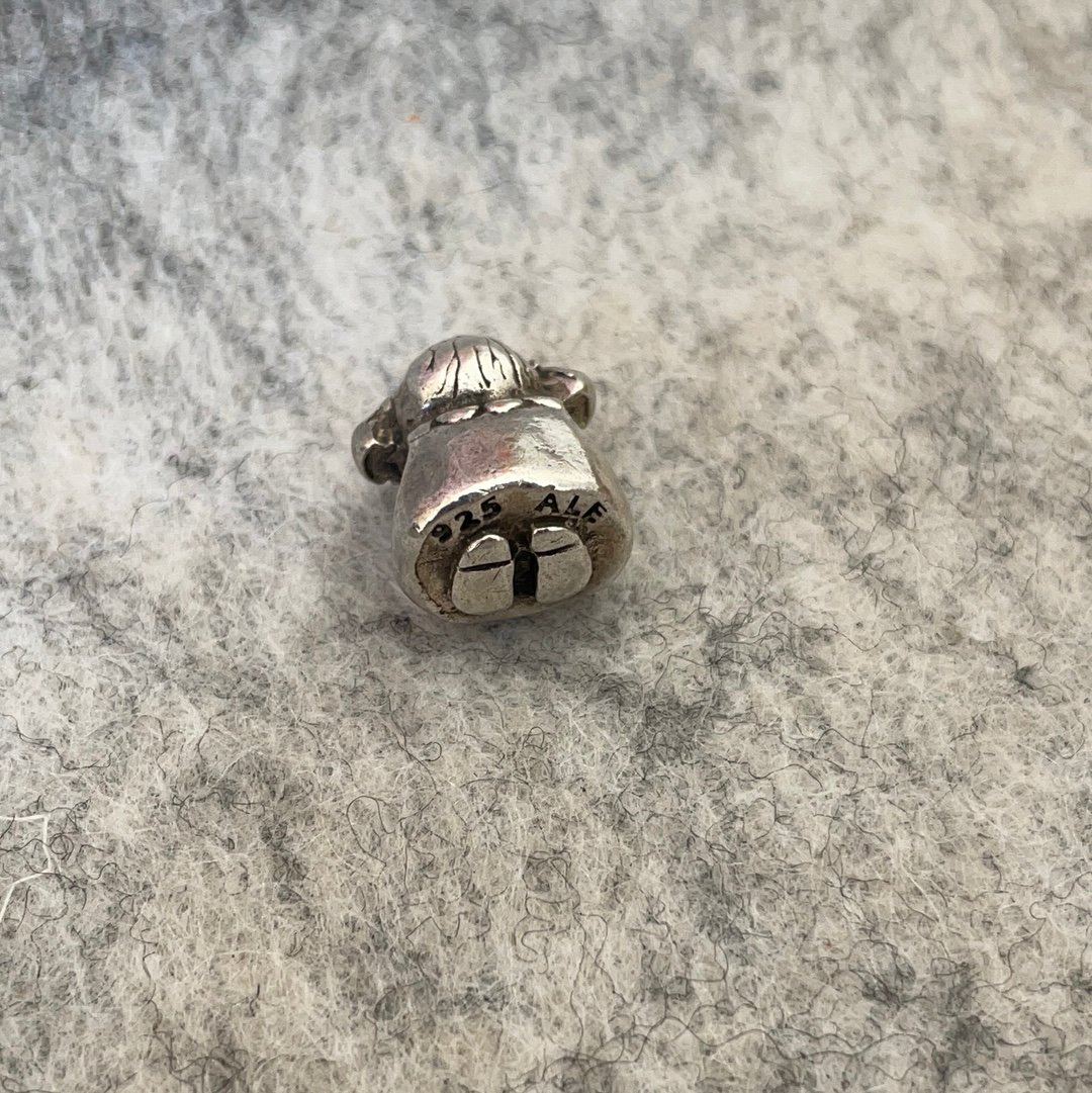 Genuine Pandora Little Girl Charm Daughter, Niece, Granddaughter Charm