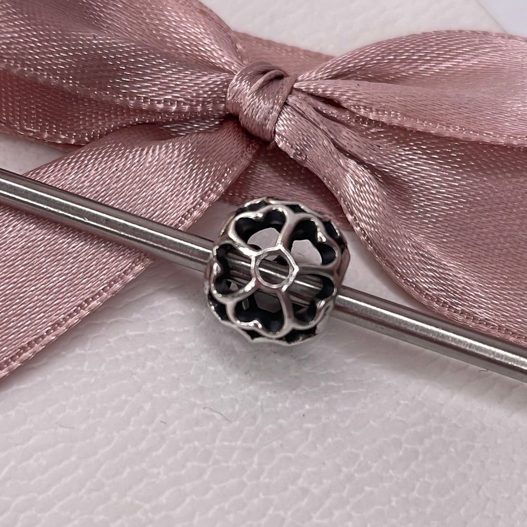 Genuine Pandora Openwork Charm flowers