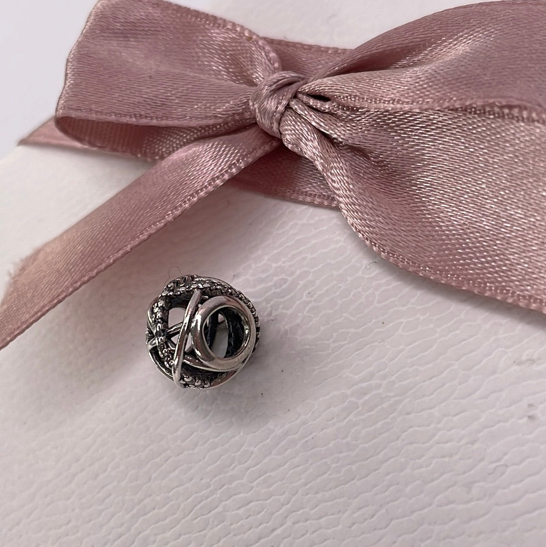 Genuine Pandora Galaxy Line Pave Openwork Charm