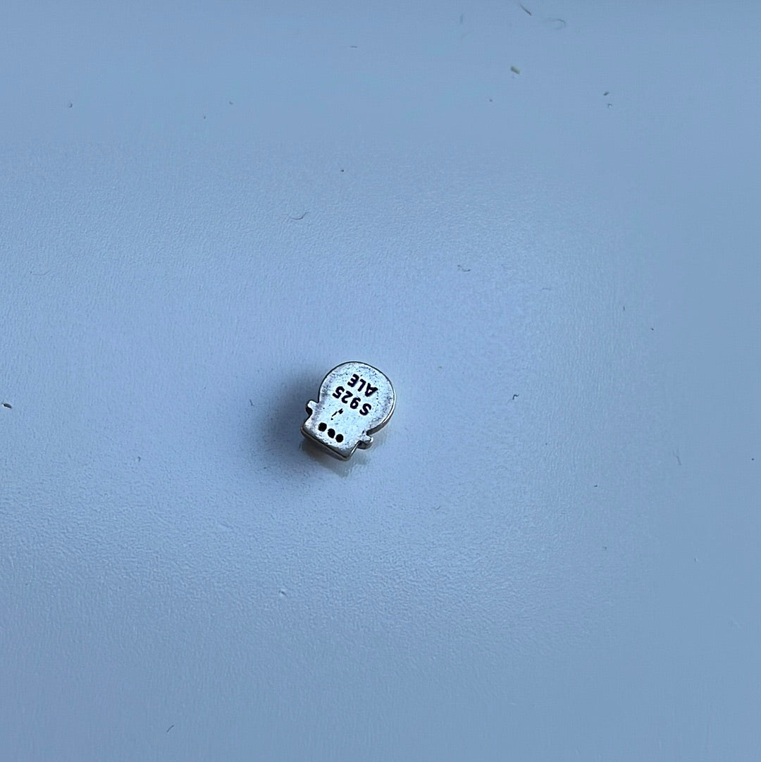 Genuine Pandora Floating Snowman Locket Petite Charm Santa Clause Xmas