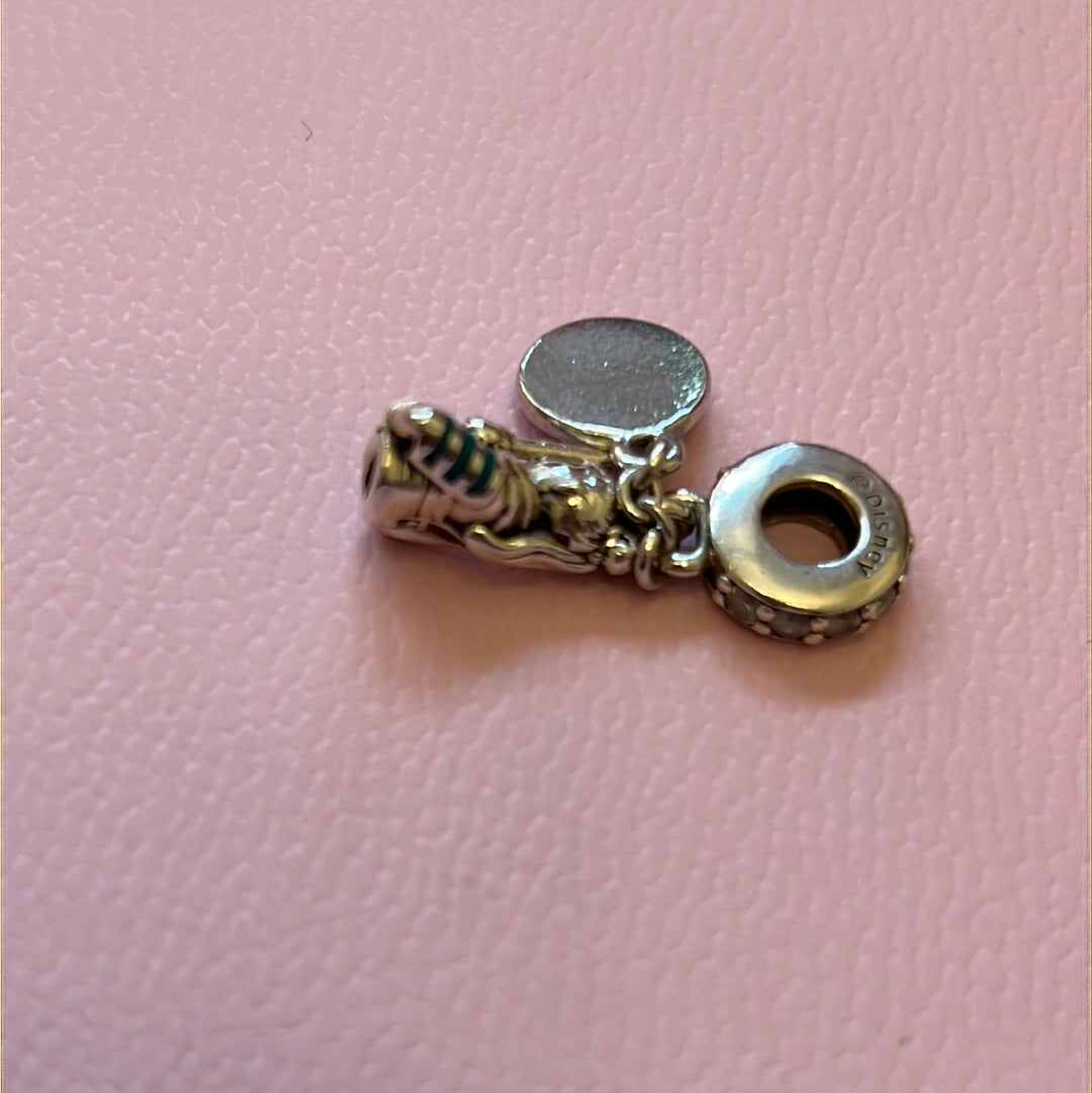 Genuine Pandora Disney Mulan Be Strong and Be Yourself Charm Dangle