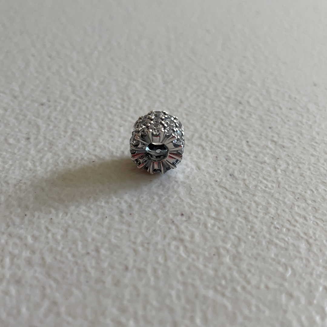 Genuine Pandora Clear Sparkle Pave Charms Large BN
