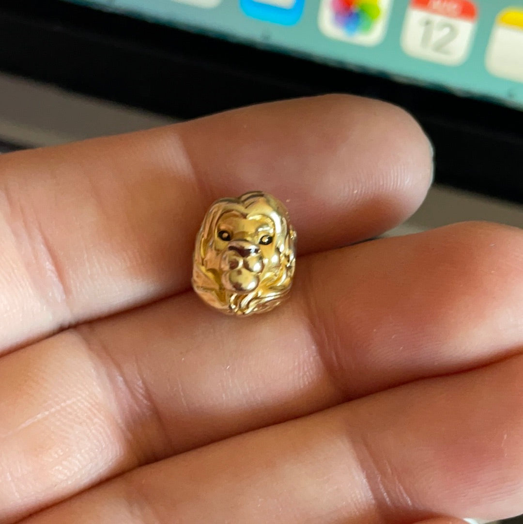 Genuine Pandora Disney Shine Gold Lion King Simba Mufasa Head Charm