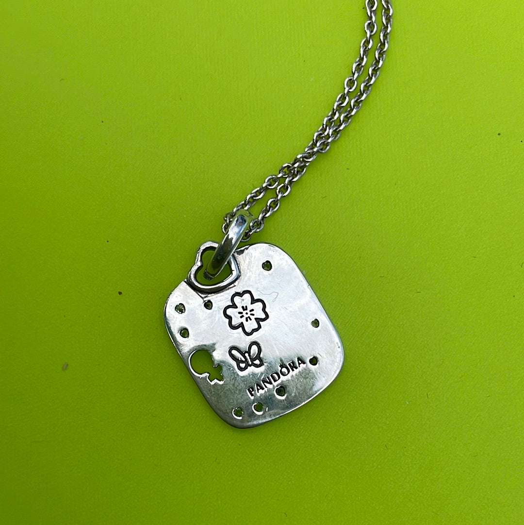 Genuine Pandora “you have power to write your own story” Rare Pendant