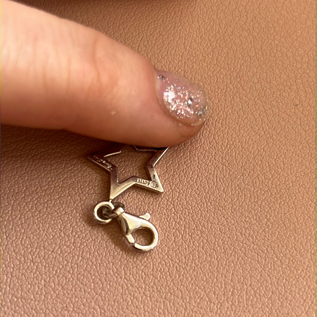 Genuine Thomas Sabo Plain Open Star Clip Pendant Charm
