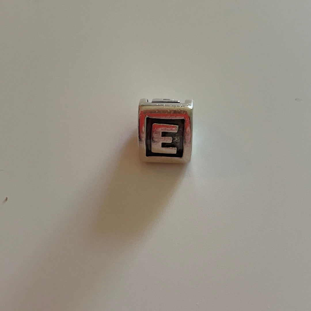 Genuine Pandora Initial Letter E Charm